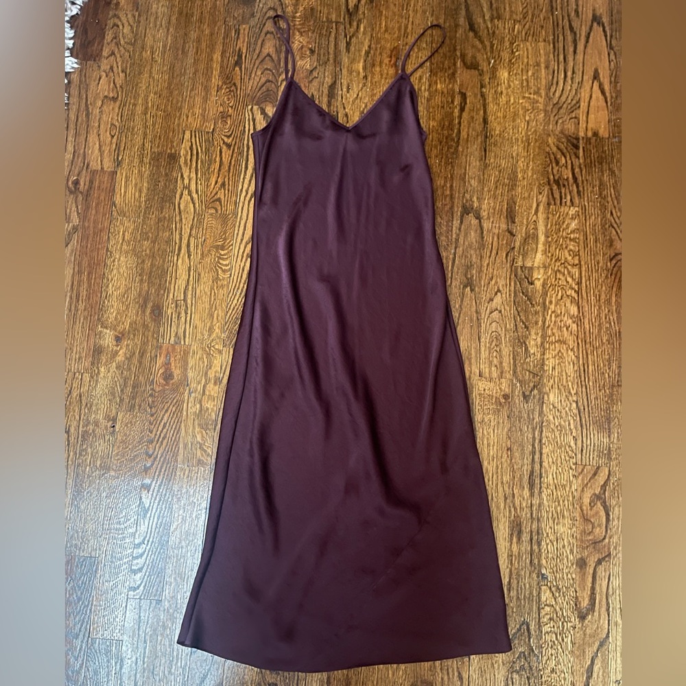 Aritiza (Wilfred) plum maxi dress